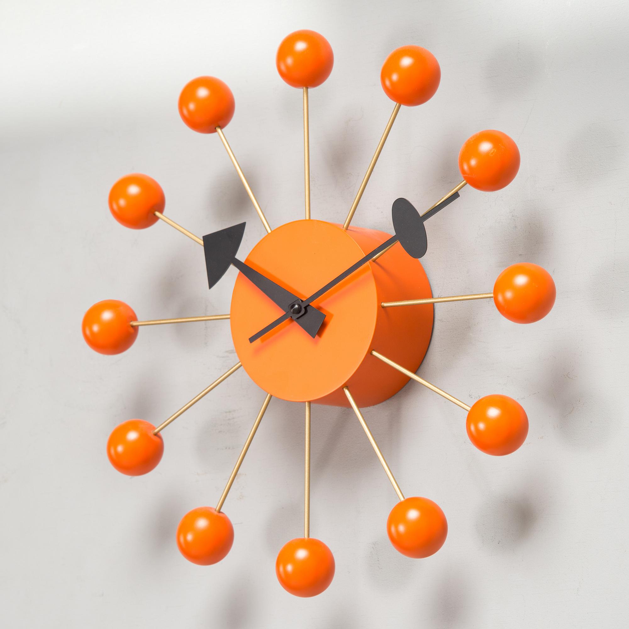 George Nelson, väggklocka, "Ball Clock", Vitra Design Museum, 2000-tal.