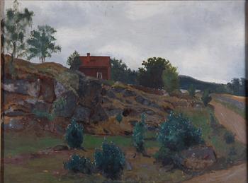 THEGERSTRÖM, ROBERT. Tillskriven. Olja på duk.