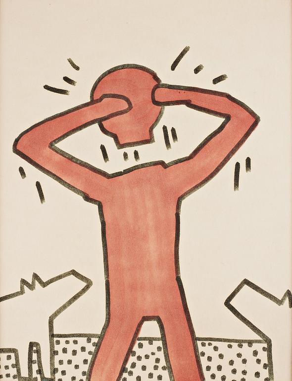 Keith Haring, Untitled (Triptych).