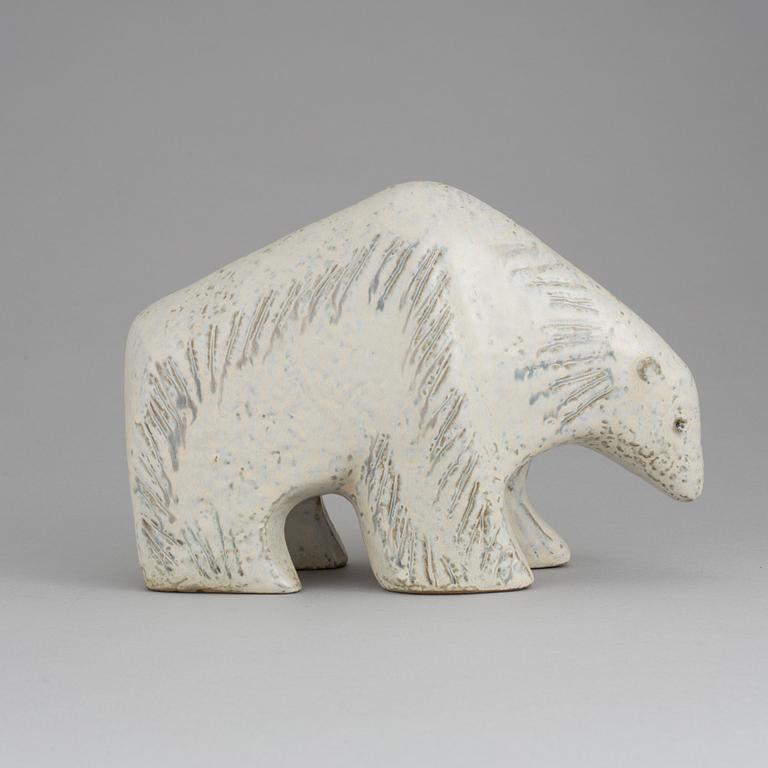LISA LARSON, figurin, stengods, "Lilla Zoo", Gustavsberg.