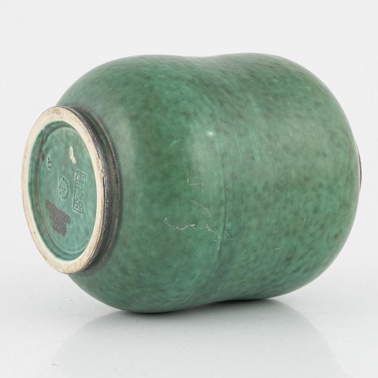 Wilhelm Kåge, an 'Argenta' stoneware vase, Gustavsberg, dated 1979.