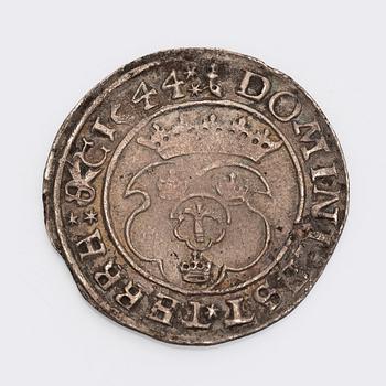 Hopearaha, 1/2 markkaa, kuningas Kustaa Vaasa 1536-1560.