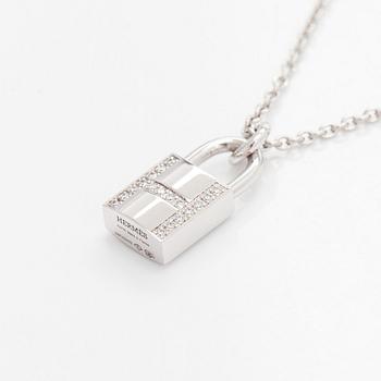 Hermès, halsband, "Kelly Cadenas", 18K vitguld och diamanter.