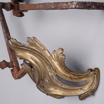 ELDHUNDAR, ett par, Louis XV-stil, 1800-tal.