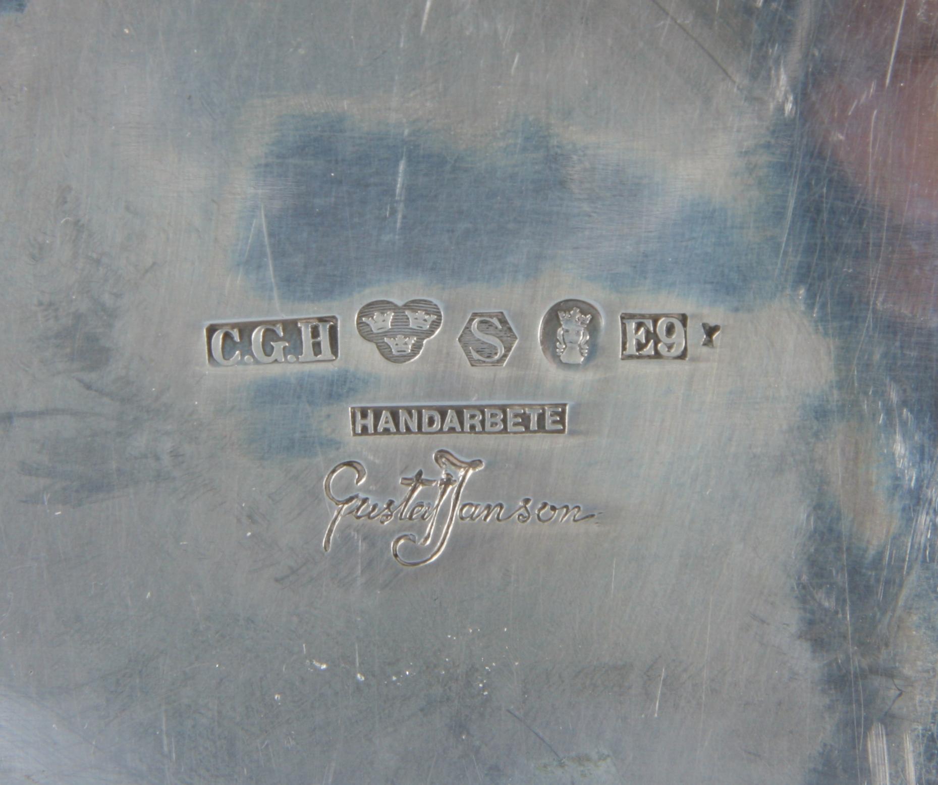 VAS, silver, Gustaf Janson för C.G Hallberg 1955.