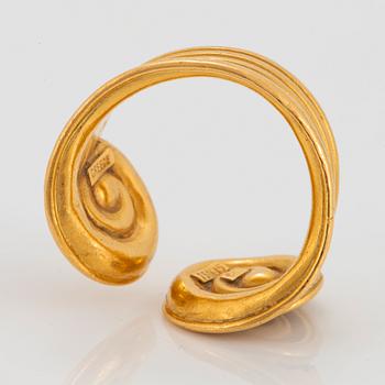 An 18K gold Ilias Lalaounis ring.