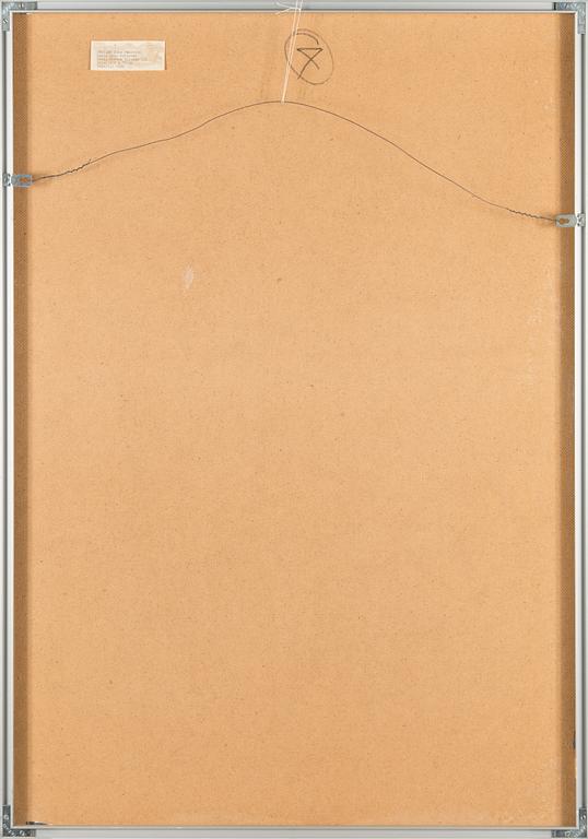 Juha Meuronen, collage, signerad och daterad 1986.