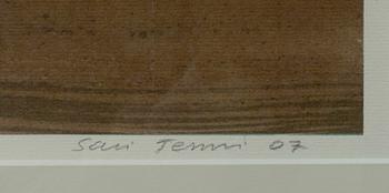 SARI TENNI, färglitografi, sign. och dat. 07, numr. 37/60.