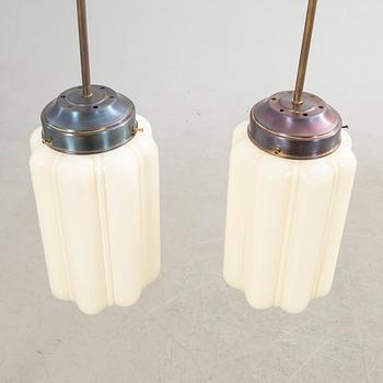 Ceiling lamps, a pair, Art Deco.