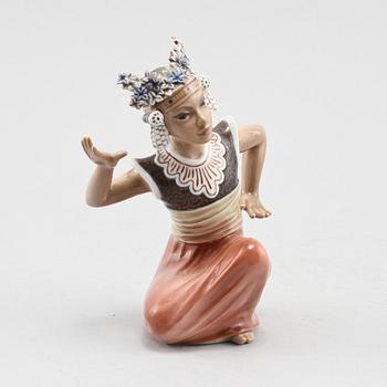 FIGURIN, porslin, Dahl Jensen, Danmark, omkring 1900-talets mitt.