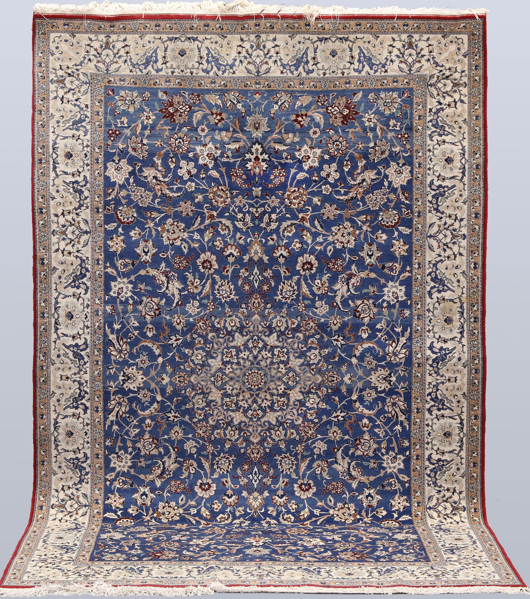 Matta, Nain, part silk s.k totesh, 273 x 167 cm.