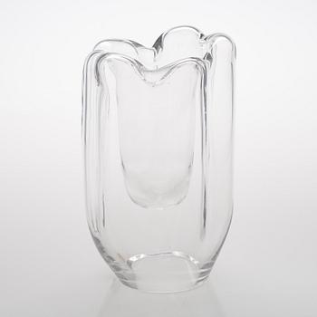 Erkkitapio Siiroinen, vas, "Pilvilinna" (Molnslott), signerad Erkki Siiroinen Riihimäen Lasi Oy.