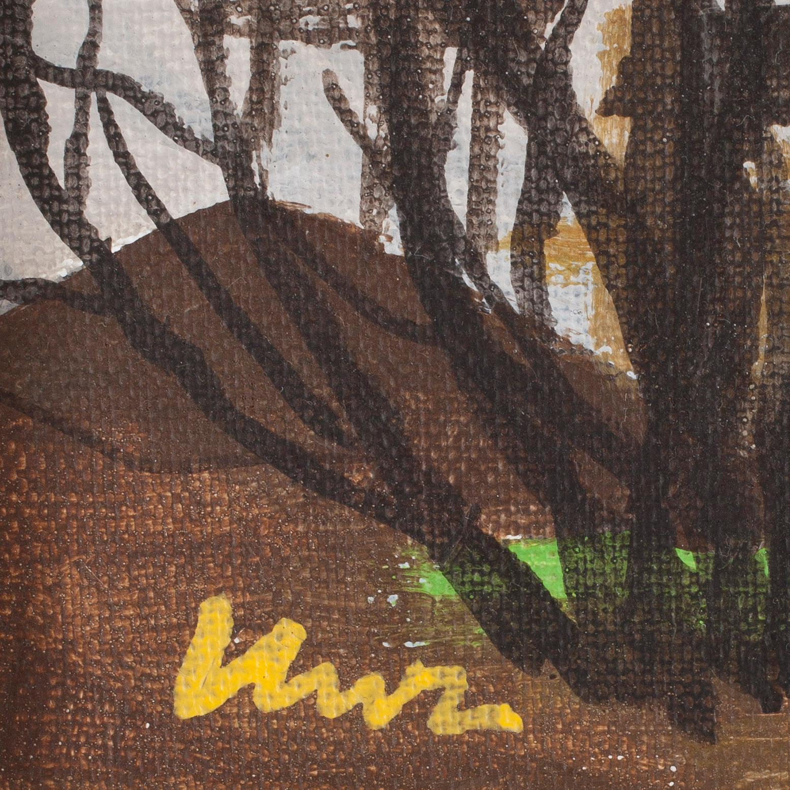 OSCAR CLEVE, akryl på duk, sign och dat 1973.