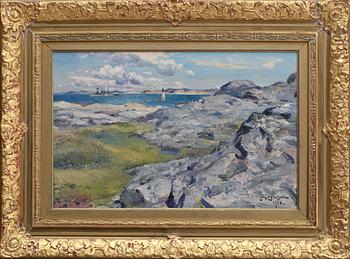 JOHAN ERICSON, olja på duk, signerad och daterad 1918.