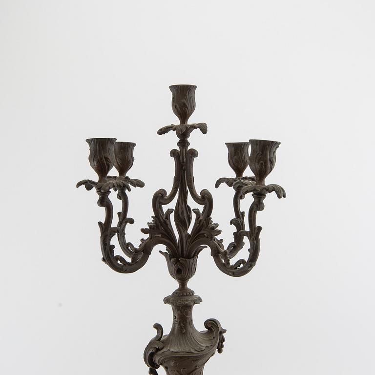 Candelabrum Louis XV style, circa 1900.