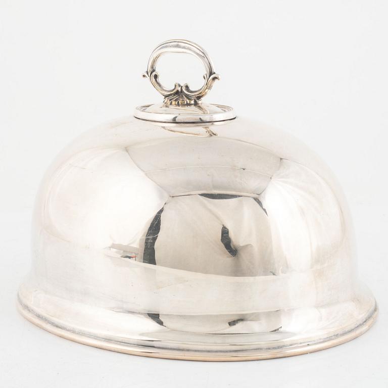 Stekhuvar, 2 st, pläter, England, omkring 1900.