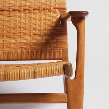 Hans J. Wegner, fåtölj, "CH27", Carl Hansen & Son, Danmark, 1950-tal.