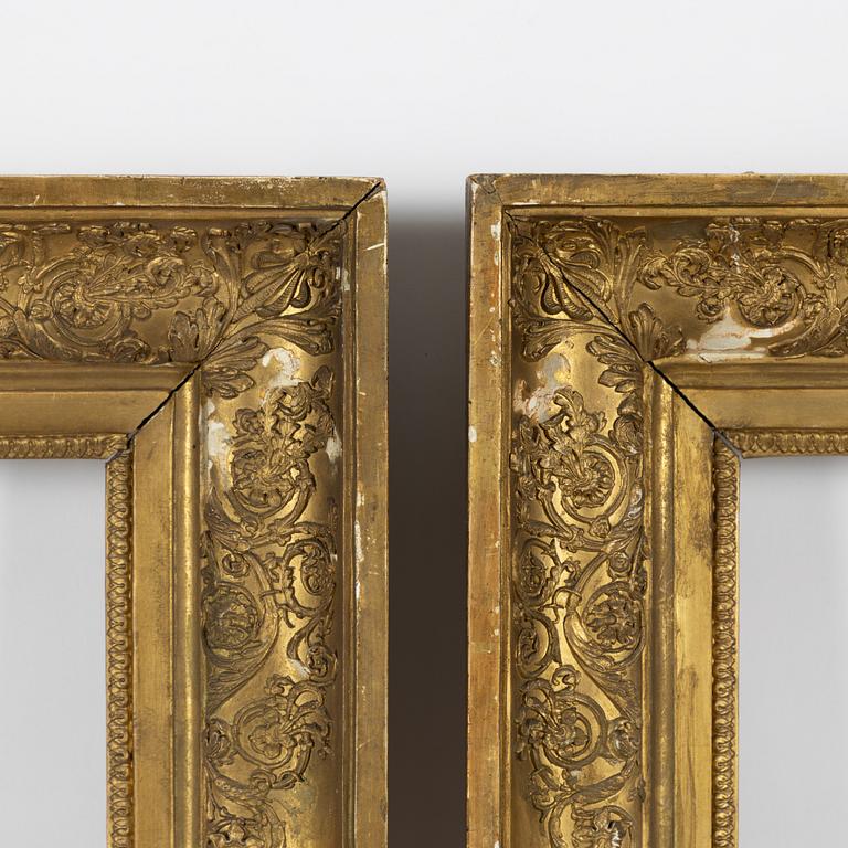 A pair of mid 19th century frames.