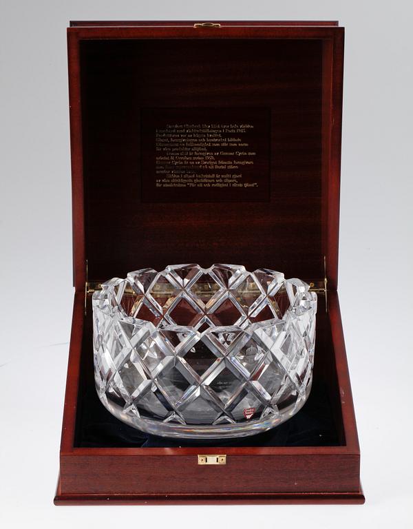 SKÅL, glas. Gunnar Cyrén, Orrefors.