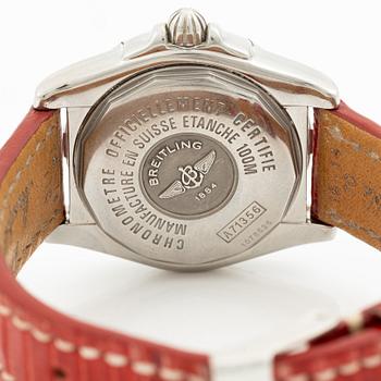 Breitling, Cockpit Lady, "MOP diamond dial", wristwatch, 31.8 mm.