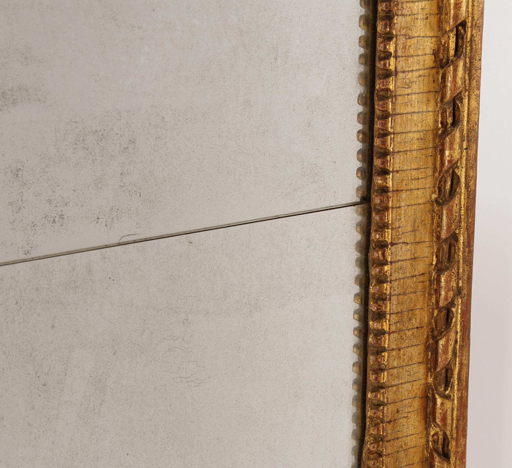 A Gustavian mirror, end of the 18th Century.