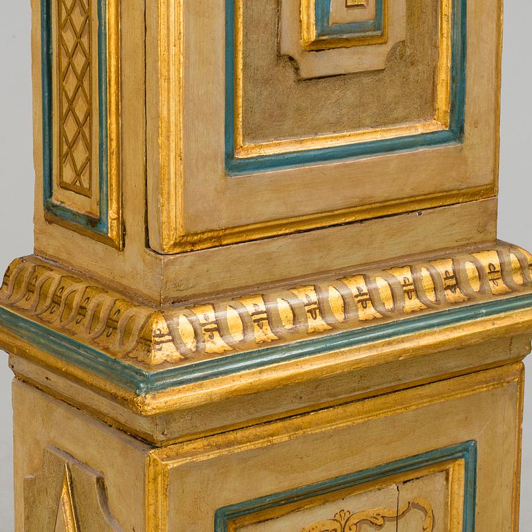 A long case clock, Peter Lindman Arboga Sweden, 18th century.