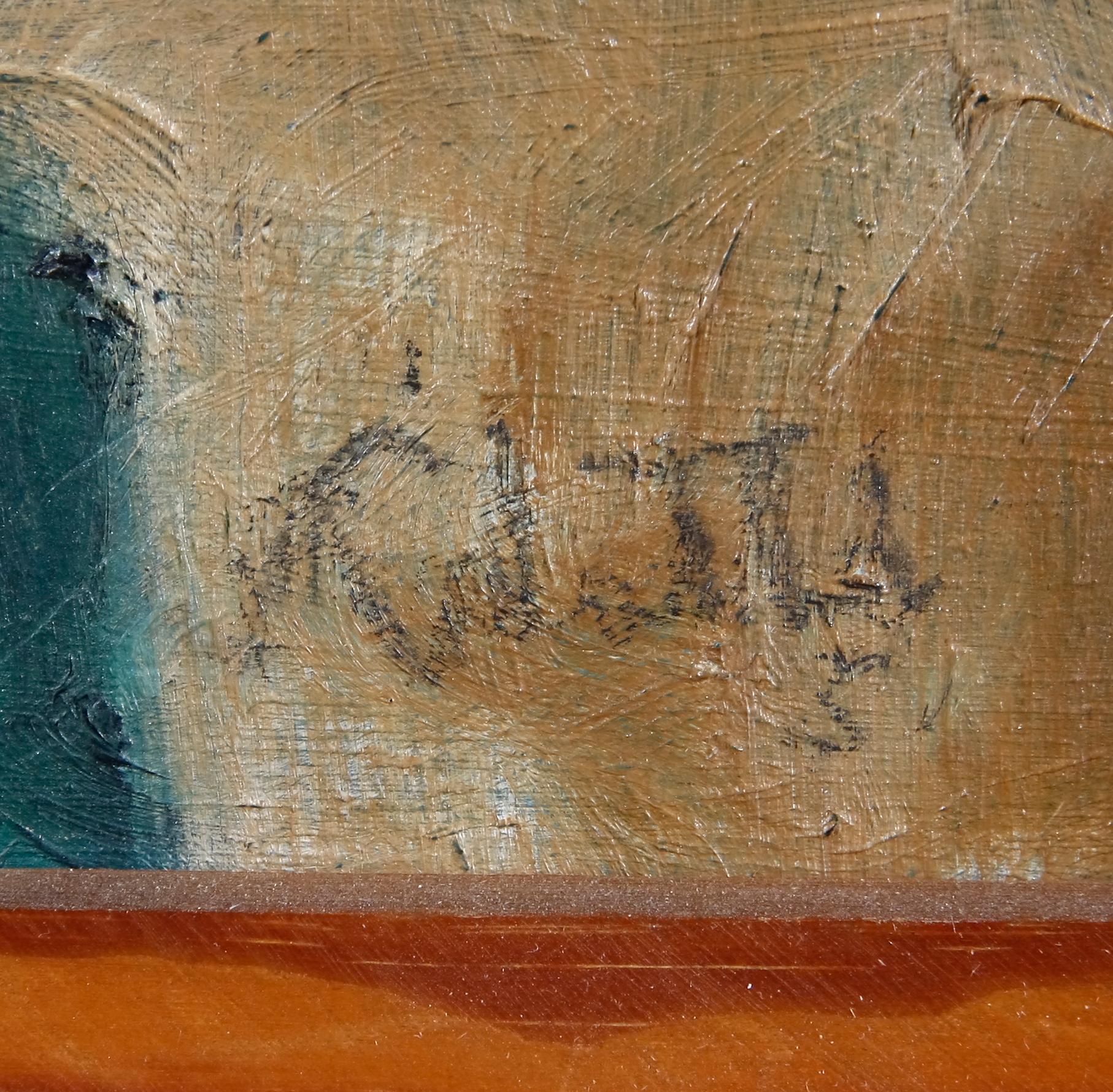 PILOTTI, LENNART. 2 st, olja på masonit-pannå. sign.