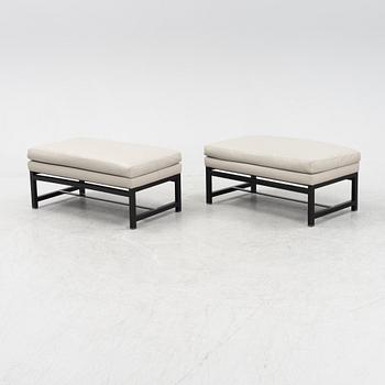 Rodolfo Dordoni, bänkar, ett par, "Flynt", Minotti, Italien.