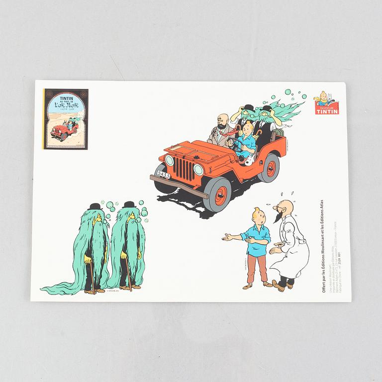 Leksaksbilar, 56 st, Tintin, Hergé-Moulinsart.
