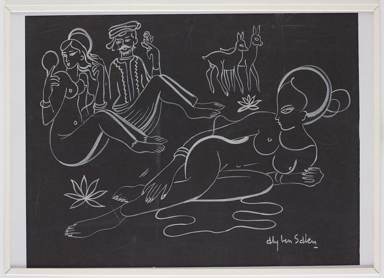 Aly Ben Salem, Figurscen.