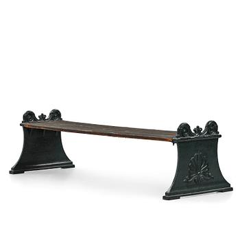 205. Folke Bensow, a Swedish Grace "Parkbänk N:r 1" bench, Näfveqvarns bruk.