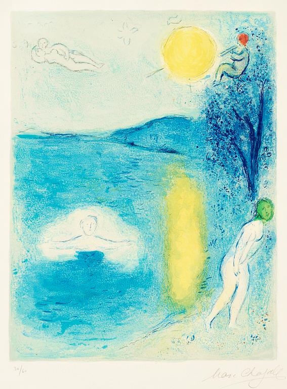 Marc Chagall, "La saison d'été", from: "Daphnis et Chloé".