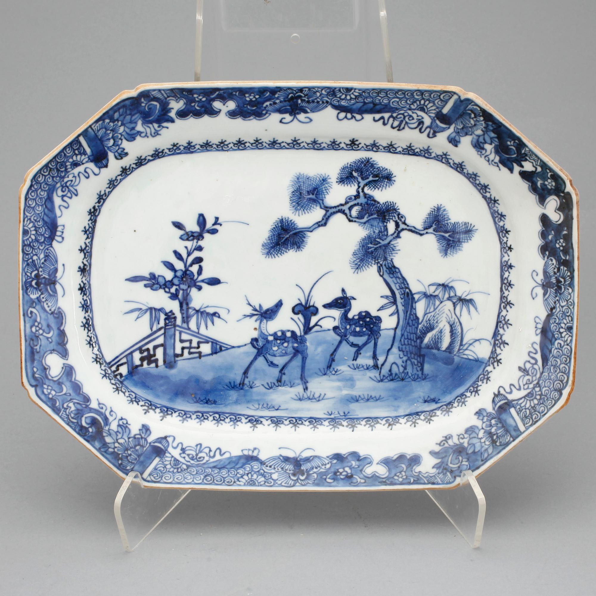 STEKFAT, porslin, Qing dynastin, Qianlong, 1700-tal.