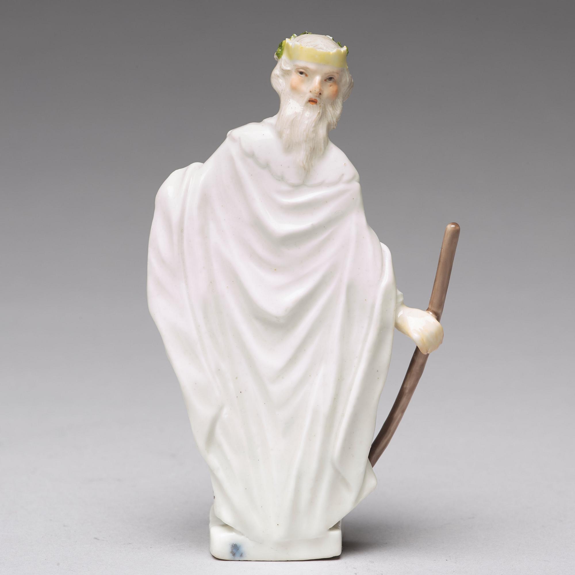 FIGURIN, porslin. Meissen, 1700-tal.