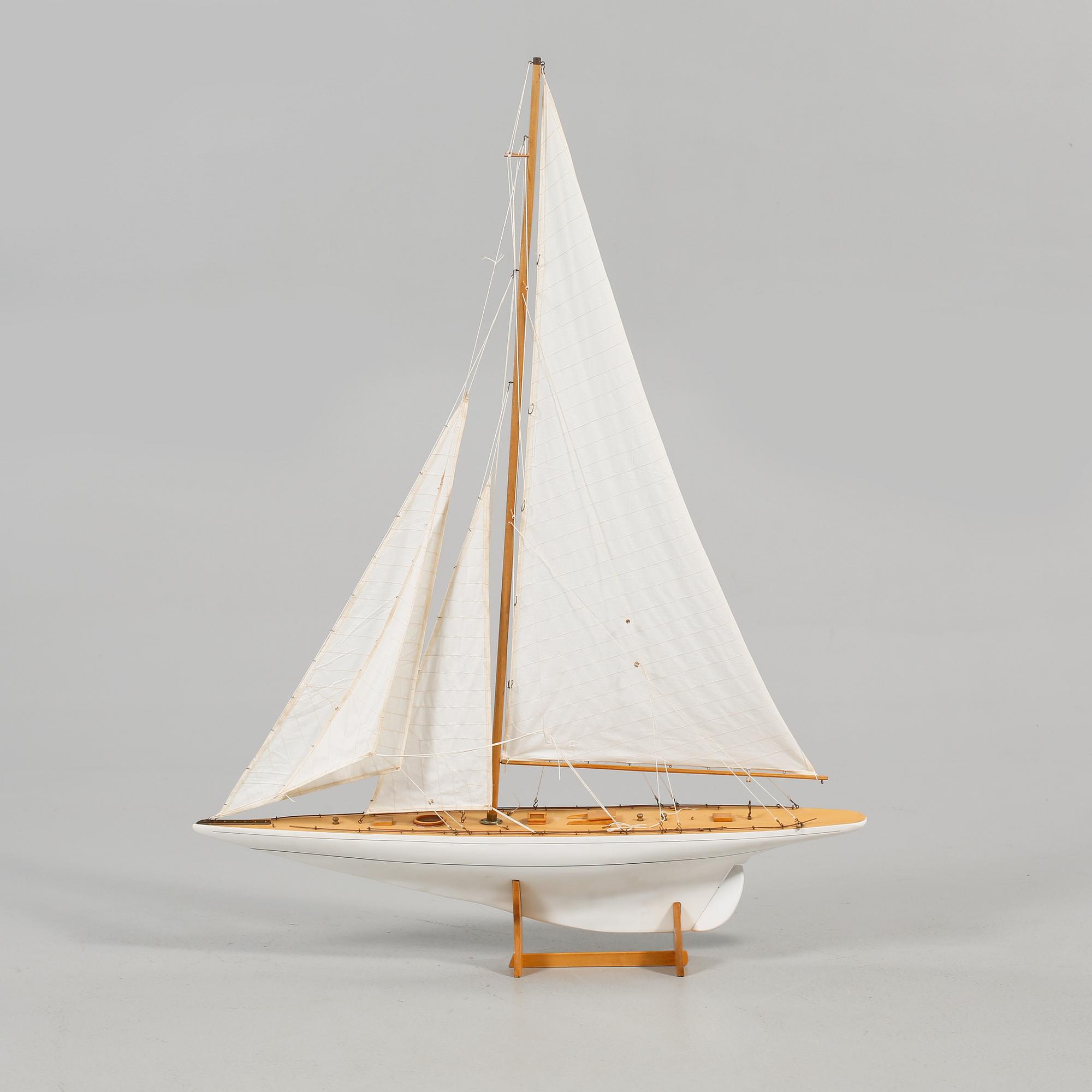 MODELLBÅT, 1900-talets andra hälft.