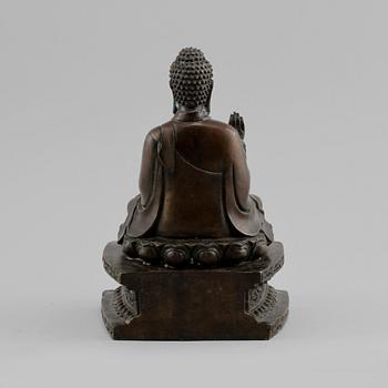 BUDDHA, brons, orientalisk, 1900/2000-tal.