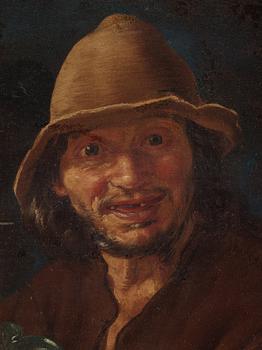 Bernhard Keilhau (Monsù Bernardo), tillskrivna, Porträtt av en kvinna & porträtt av en piprökande man.