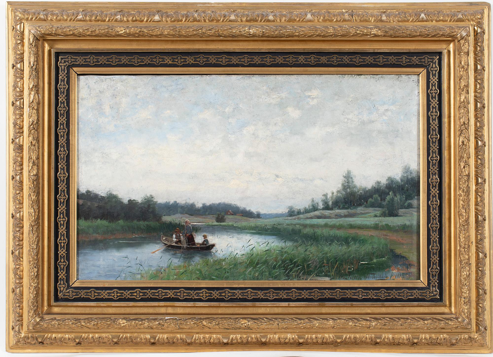 Julia Strömberg, In Rowing Boat.