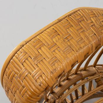 Gio Ponti & Lio Carminati, wicker chair, "Conte Biancamano", Bonacina, Italy, second half of the 20th century.