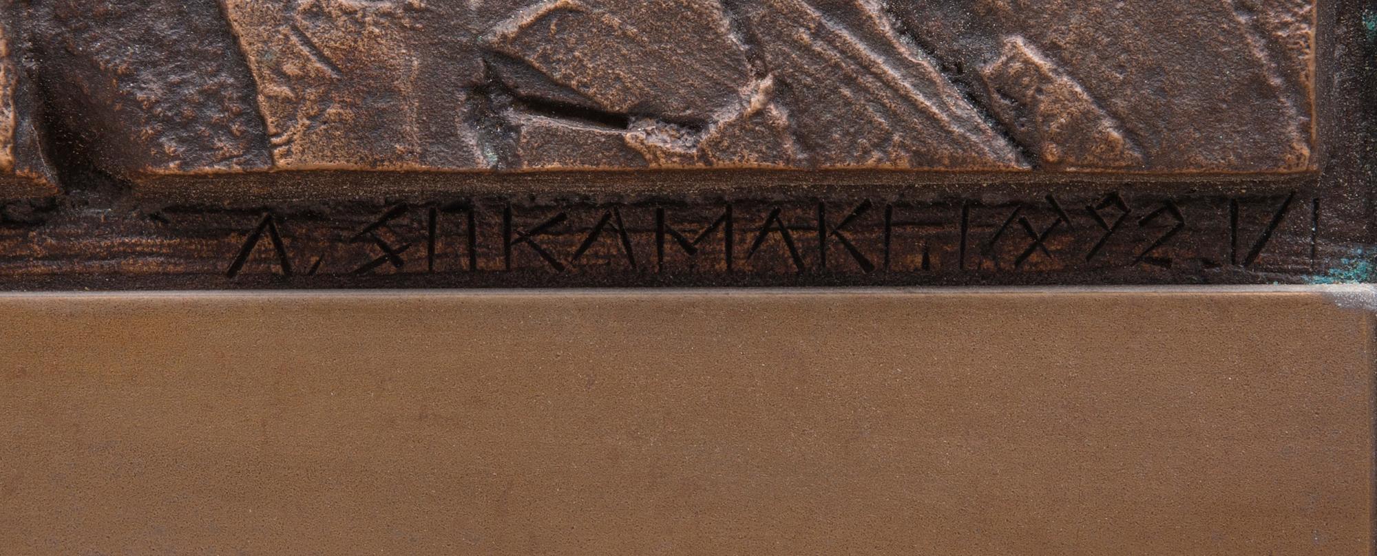 ARVO SIIKAMÄKI, RELIEFS, 3 PCS. Signs in the sky & Full moon & Iceberg.