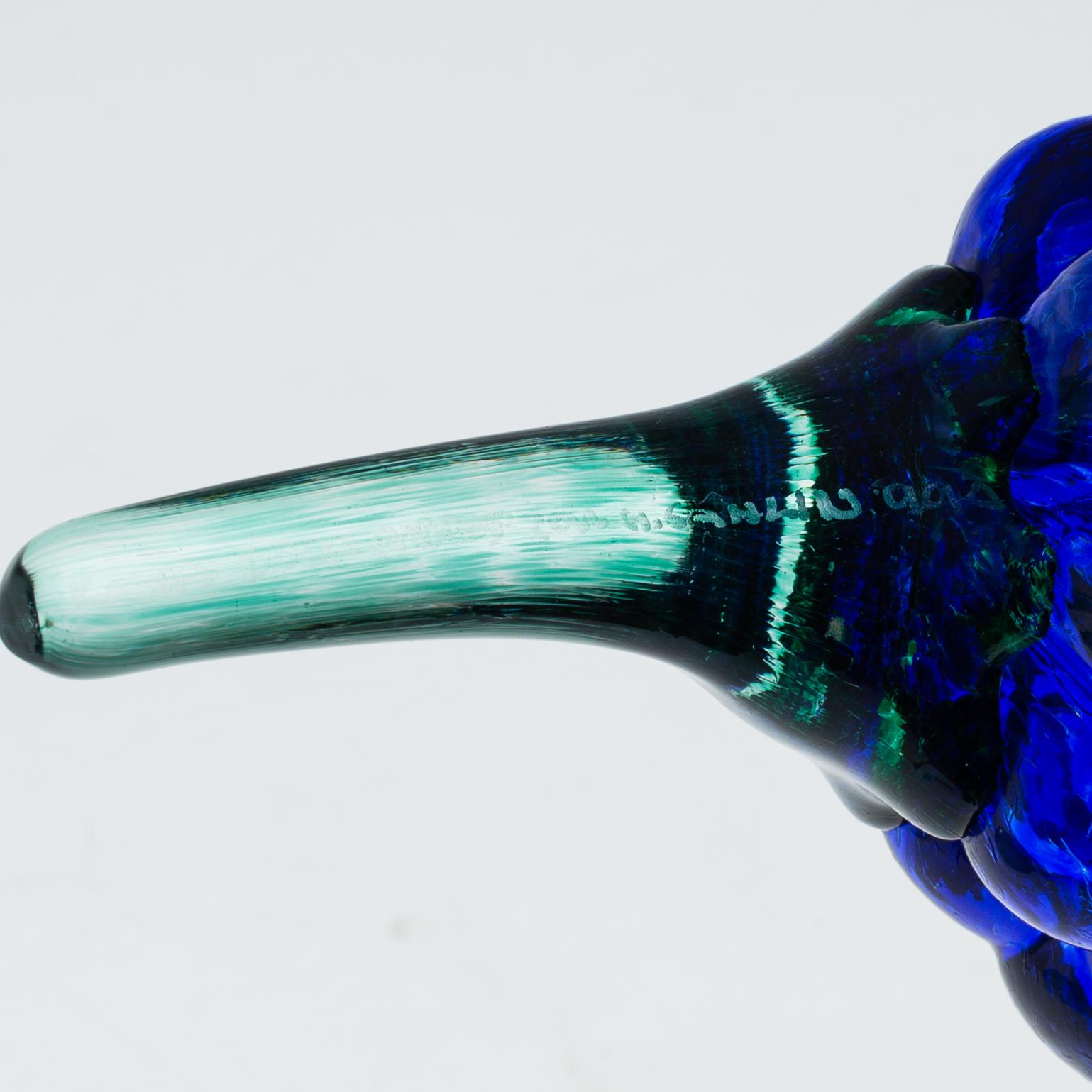 GUNNEL SAHLIN, 7 stycken frukter, skulpturer, glas, Kosta Boda, sent 1900-tal.