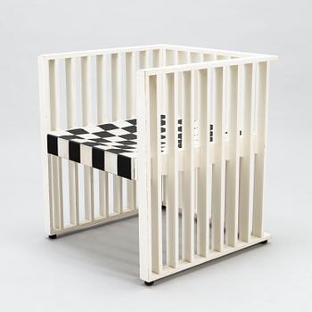 A KOLOMAN MOSER/JOSEF HOFFMANN, 'Purkersdorf' armchair from late 21th century for Wittmann.