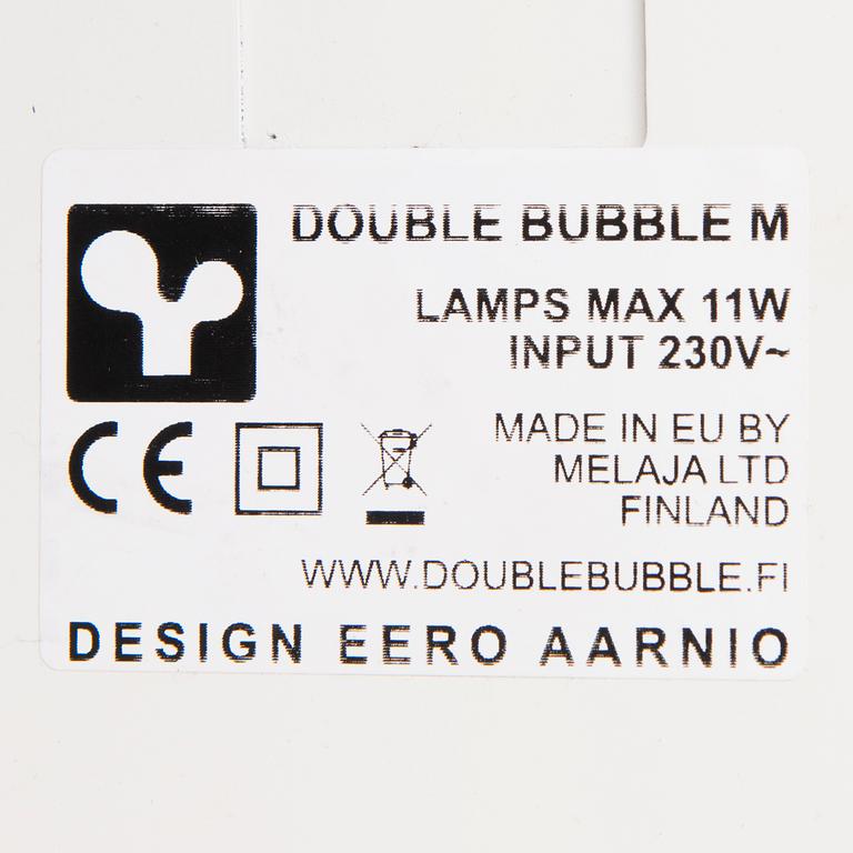 EERO AARNIO, bordslampa, "Double Bubble", Melaja Oy, 2000-tal.