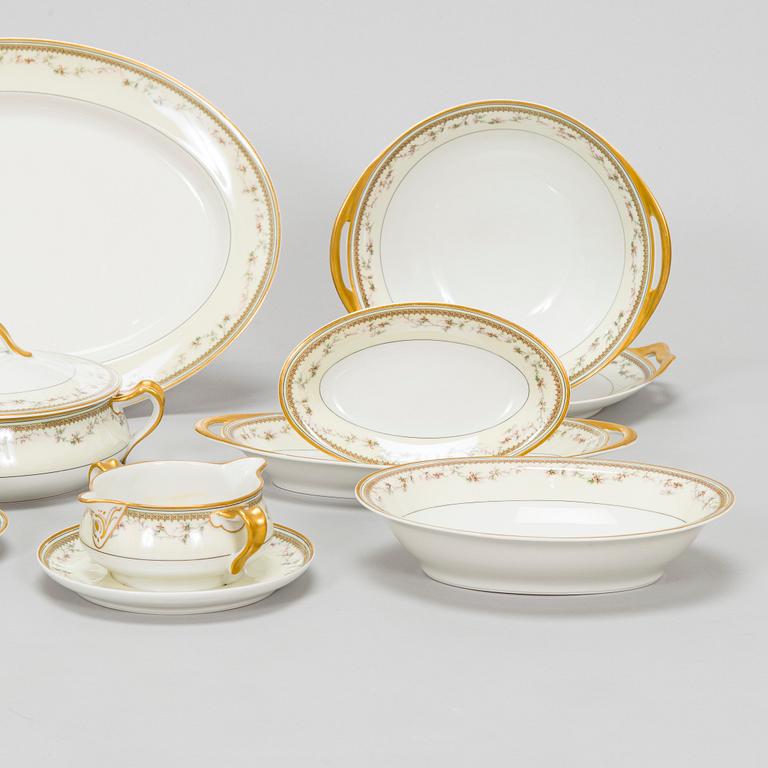 A 40-piece porcelain 'Yale' dinnerware set from Haviland & Co, Limoges, France.