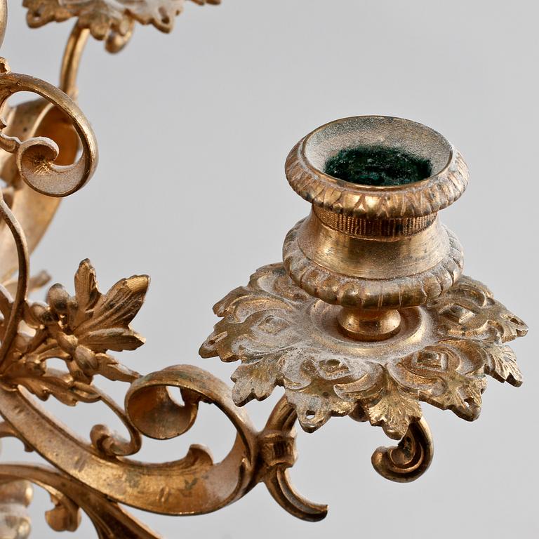BORDSGARNITYR, Louis XV-stil, omkring 1900.