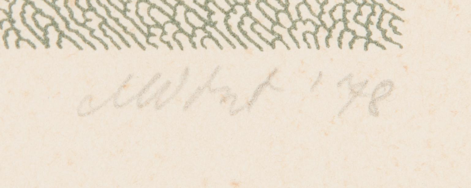 Mare Vint, litografi, signerad och daterad -78, numrerad 24/50.