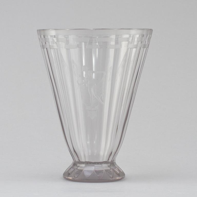 VAS, Simon Gate, Orrefors, signerad samt med otydlig numrering.