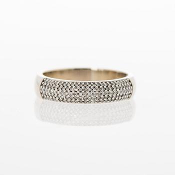 A RING, 8/8 cut diamonds, 14K gold.