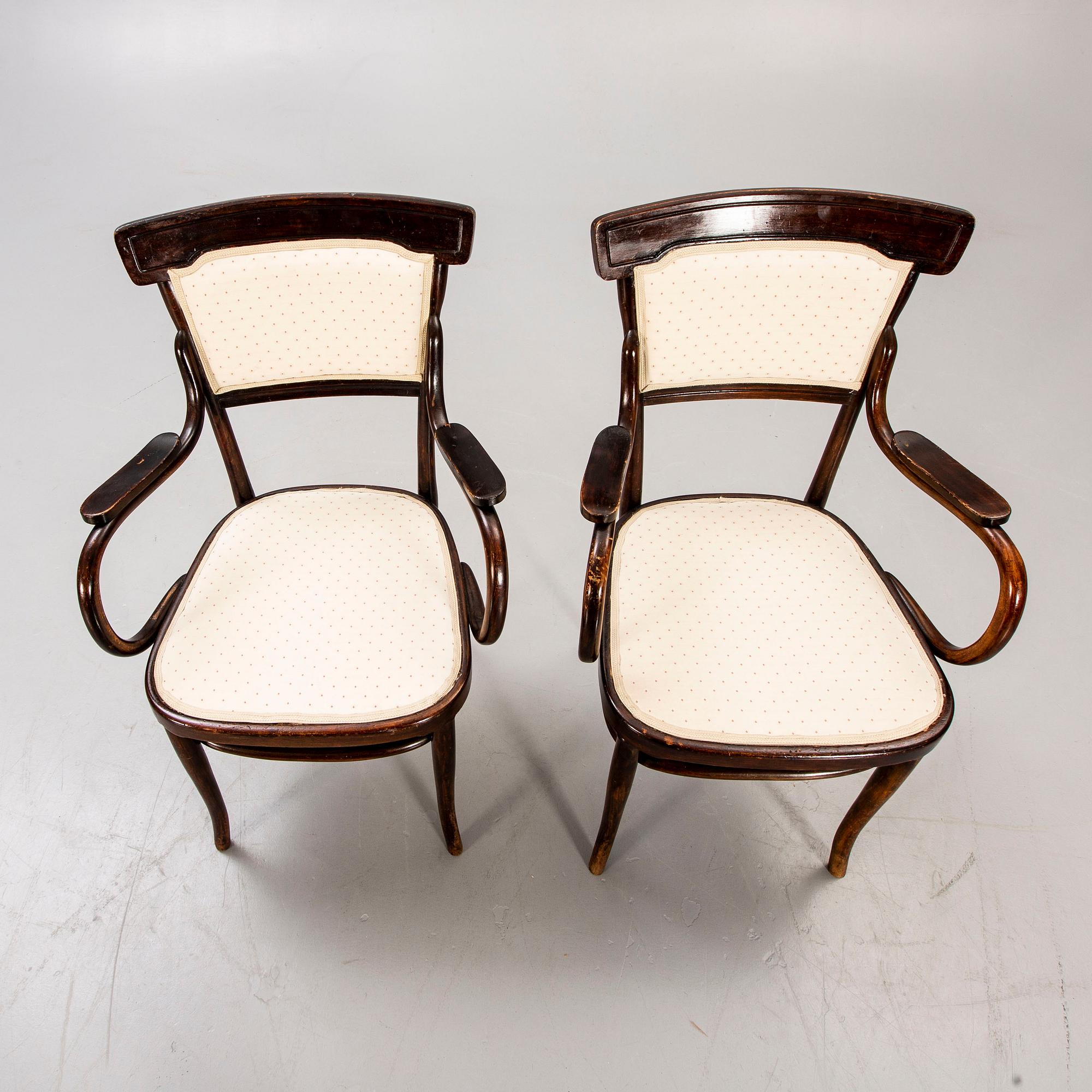 Jacob & Josef Kohn, Armchairs, a pair, Vienna early 20th century.