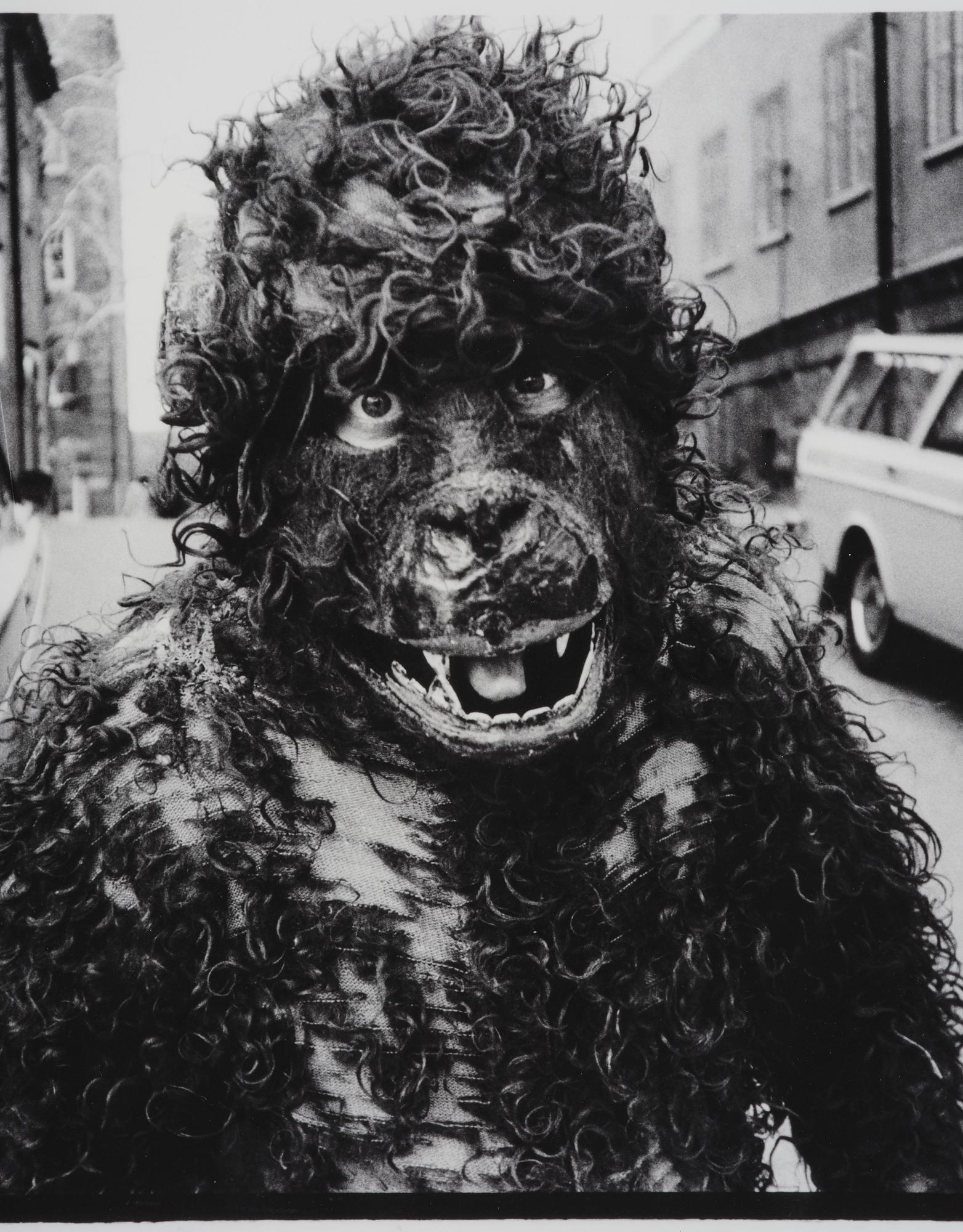 Carl Johan De Geer,  "Självporträtt 1972" (Apan Saba från Tårtan".